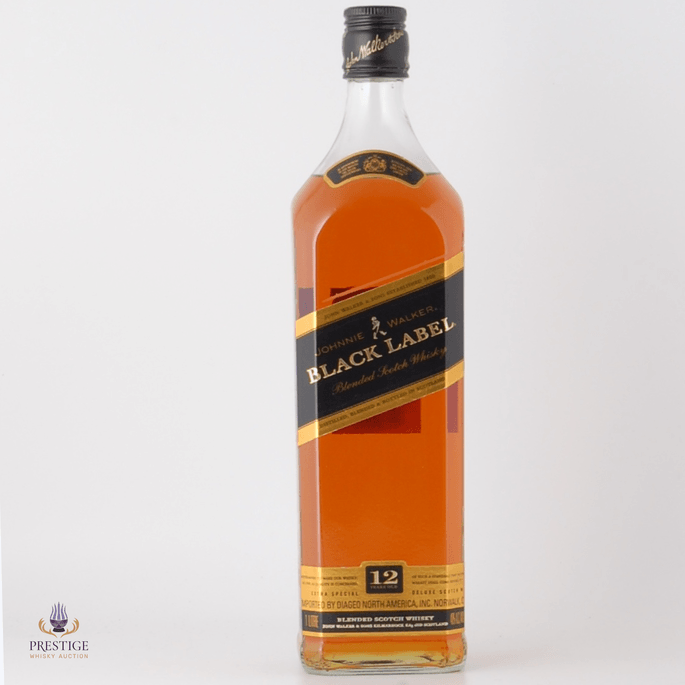 Johnnie Walker 12 Year Old Black Label 1L - US Import