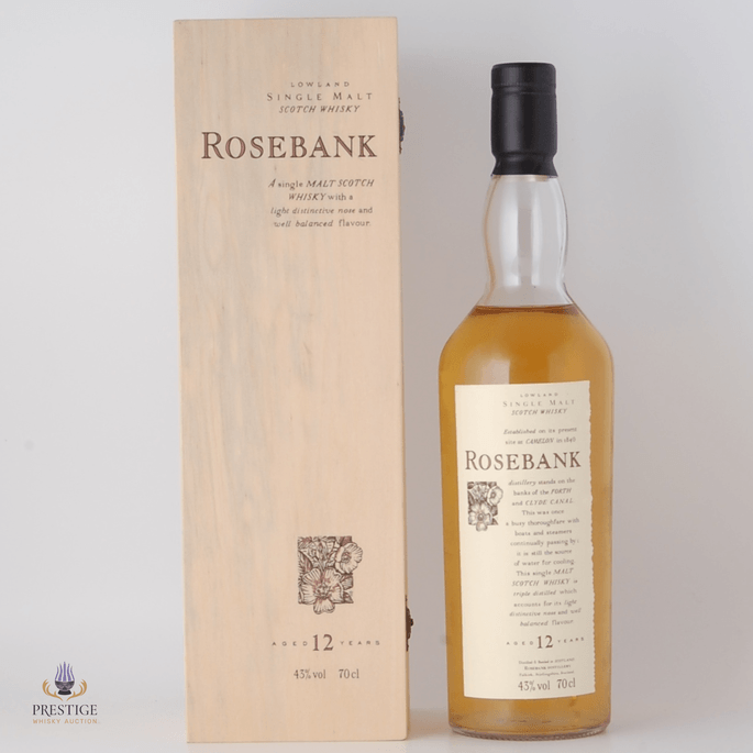 Rosebank 12 Year Old - Flora & Fauna - Wooden Box