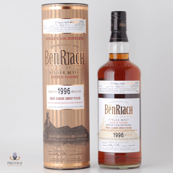 Benriach 1996 18 Year Old Single Cask #3607