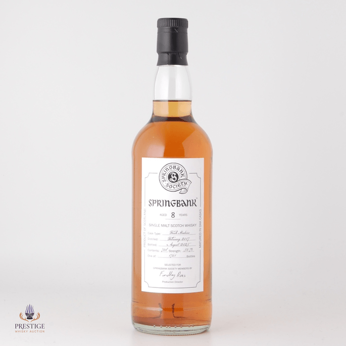 Springbank 2017 8 Year Old - Springbank Society