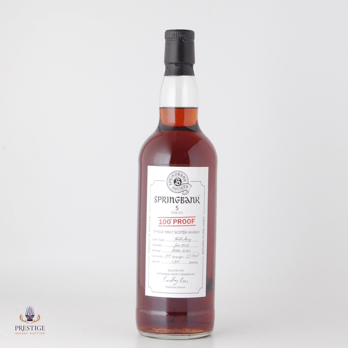 Springbank 2019 5 Year Old - Springbank Society 100° Proof
