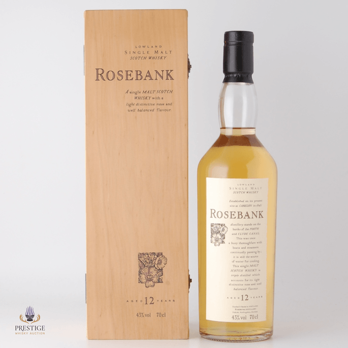 Rosebank 12 Year Old - Flora & Fauna - Wooden Box