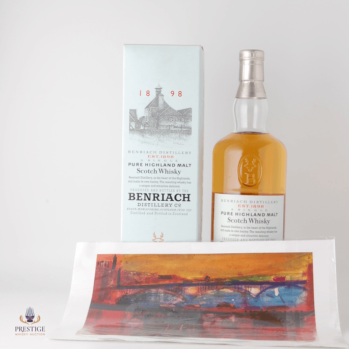 Benriach 10 Year Old with Barbara Rae Limited Edition Print