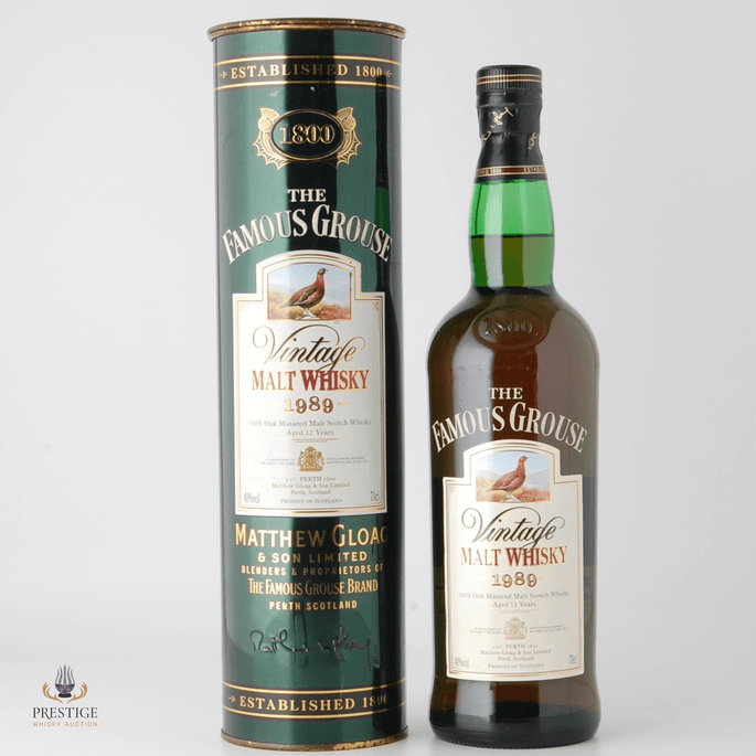 Famous Grouse 12 Year Old 1989 Vintage