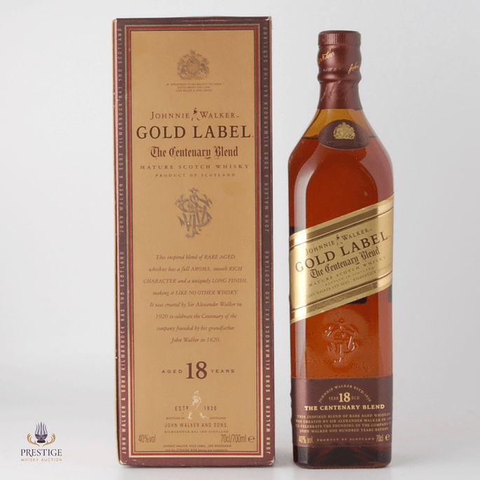 Johnnie Walker 18 Year Old Gold Label Centenary Blend 