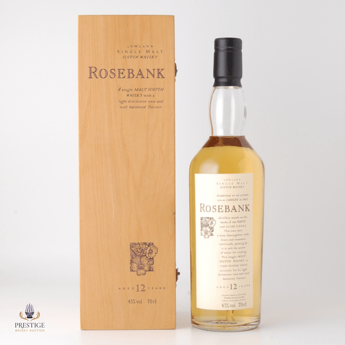 Rosebank 12 Year Old - Flora & Fauna - Wooden Box