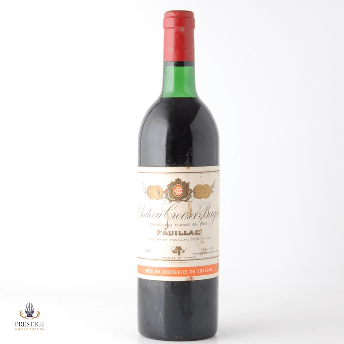 Château Croizet Bages 1982 Pauillac