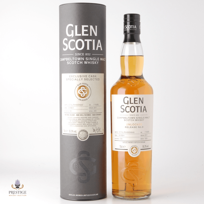 Glen Scotia 2017 7 Year Old Exclusive Cask #24/498-4