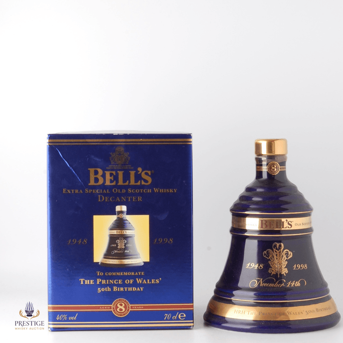 Bell's Decanter - Prince of Wales 50th Birthday