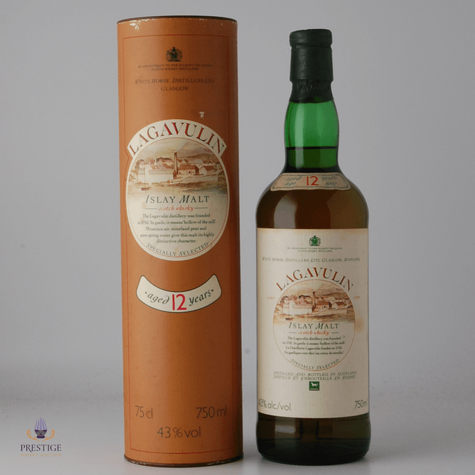 Lagavulin 12 Year Old - 1980s White Horse French Import