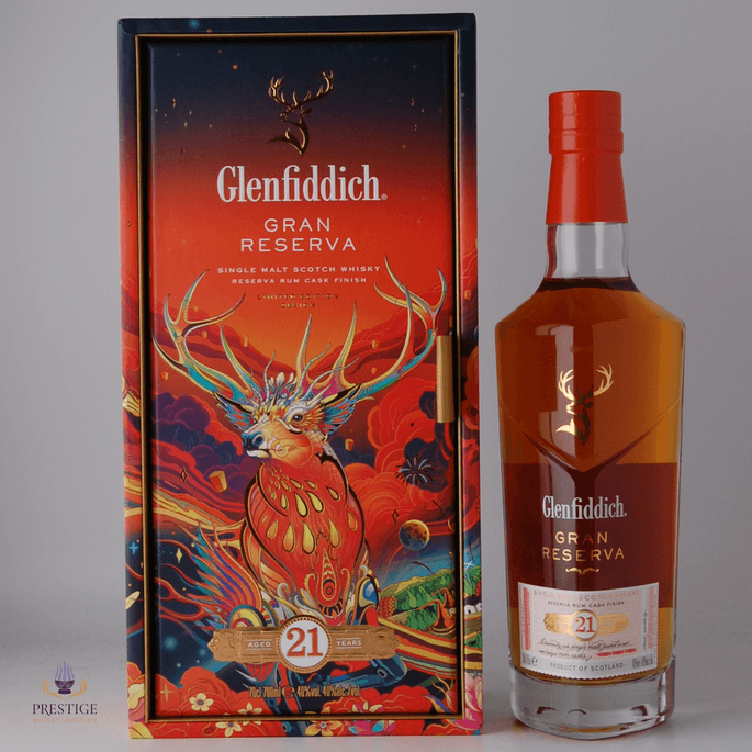 Glenfiddich 21 Year Old - Gran Reserva Rum Cask Lunar New Year 2022
