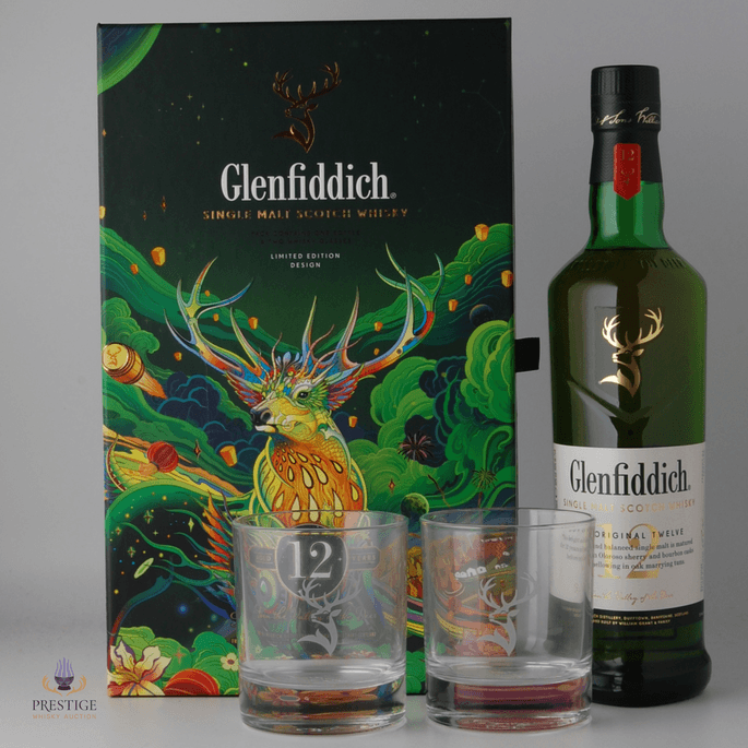 Glenfiddich 12 Year Old - Glasses Gift Set