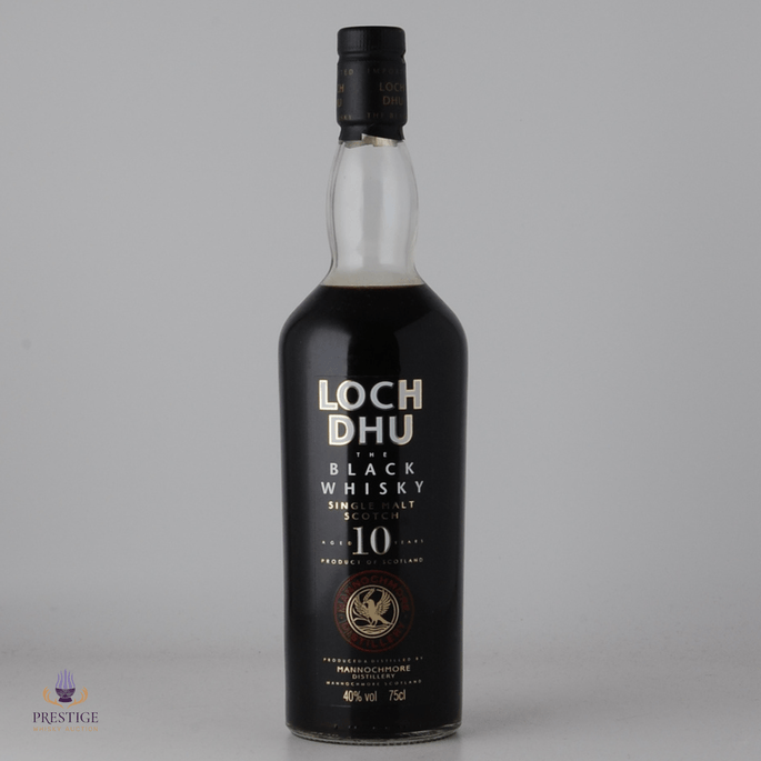Loch Dhu 10 Year Old - Mannochmore Black Whisky 75cl