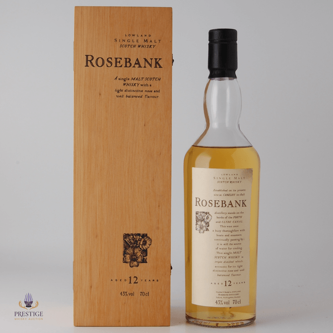 Rosebank 12 Year Old - Flora & Fauna - Wooden Box