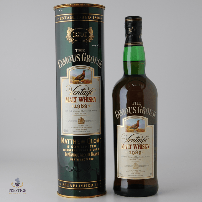 Famous Grouse 12 Year Old 1989 Vintage