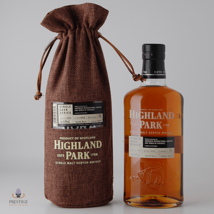 Highland Park 2005 12 Year Old Single Cask #3631 - Aberdeen Airport
