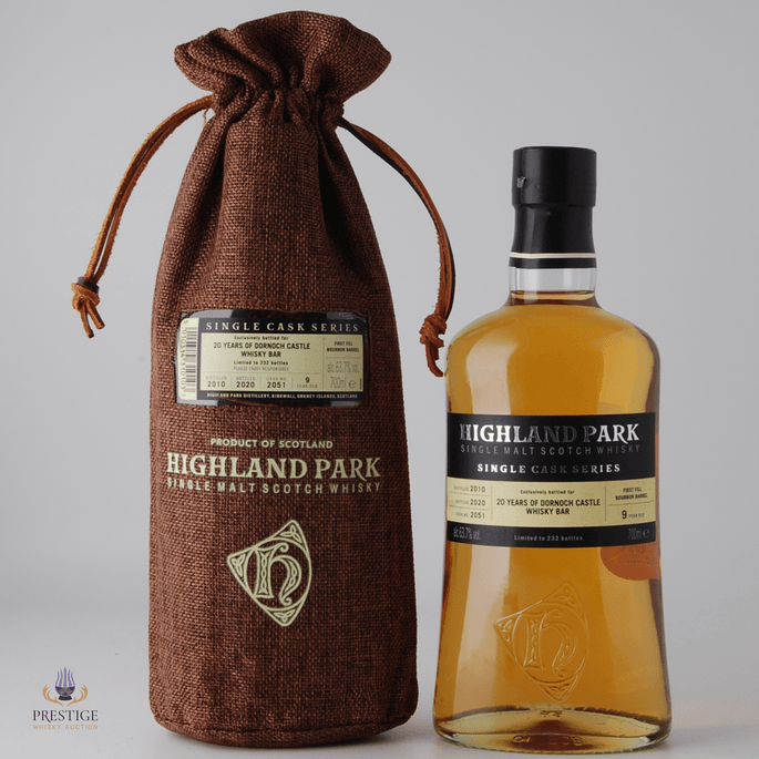 Highland Park 2010 9 Year Old Single Cask #2051 - Dornoch Castle Whisky Bar