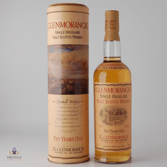 Glenmorangie 10 Year Old - Robert Louis Stevenson - Scottish Writers Series