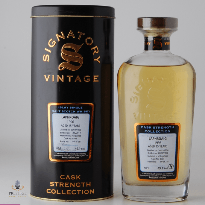 Laphroaig 1996 15 Year Old Single Cask #8509 - Signatory Vintage 