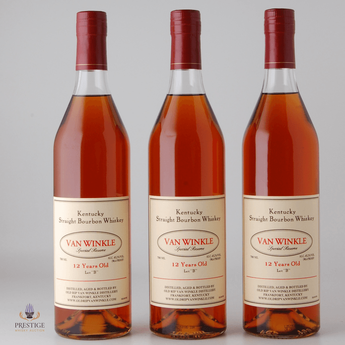 Van Winkle 12 Year Old Special Reserve - Lot B - Set of 3