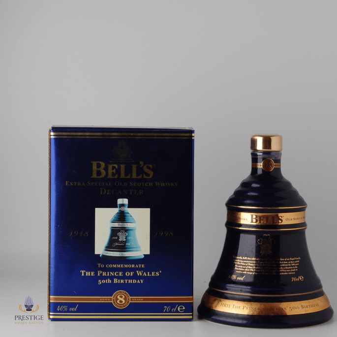 Bell's Decanter - Prince of Wales 50th Birthday