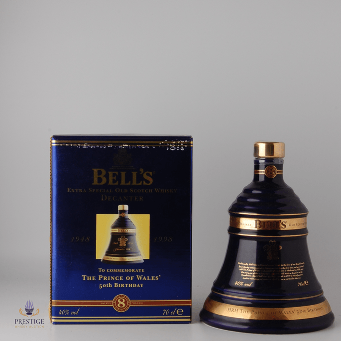 Bell's Decanter - Prince of Wales 50th Birthday