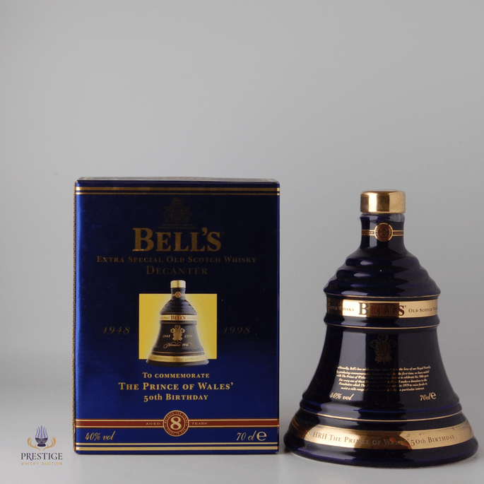 Bell's Decanter - Prince of Wales 50th Birthday