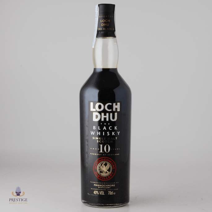 Loch Dhu 10 Year Old - Mannochmore Black Whisky
