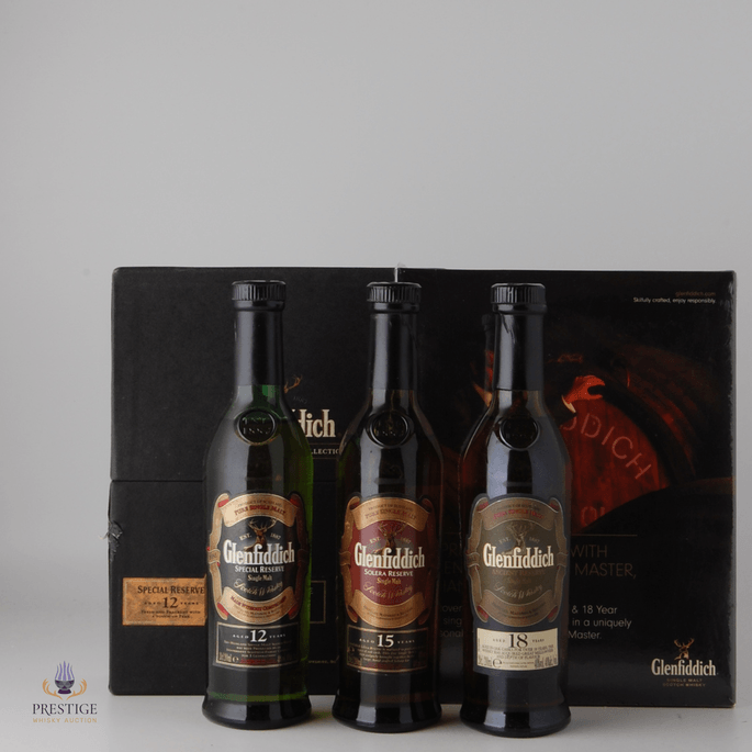 Glenfiddich Tasting Collection: 12 Year Old Special, 15 Year Old Solera & 18 Year Old Ancient 20cl