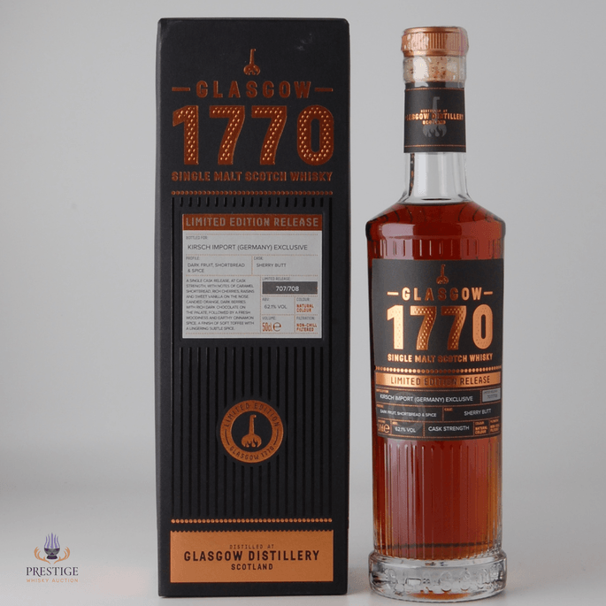 Glasgow Distillery 1770 Single Cask - Kirsch Import (Germany) Exclusive