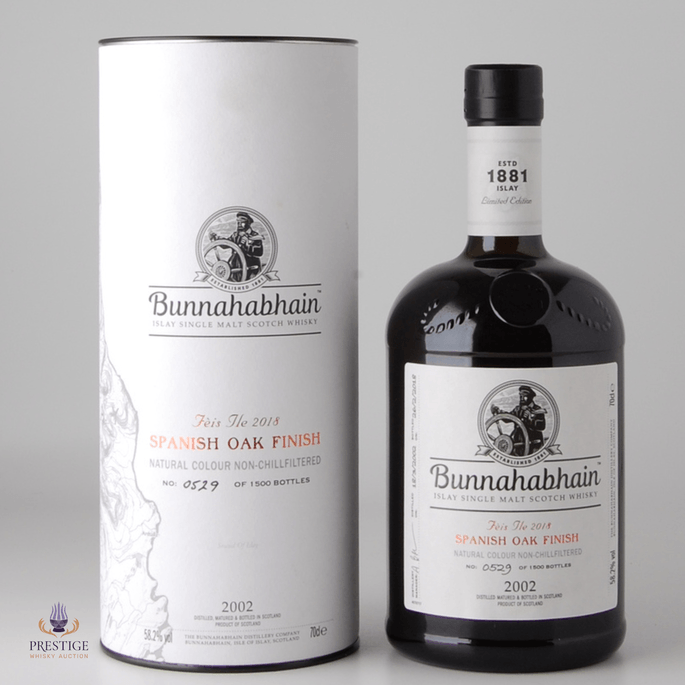 Bunnahabhain 2002 15 Year Old Spanish Oak Finish - Feis Ile 2018