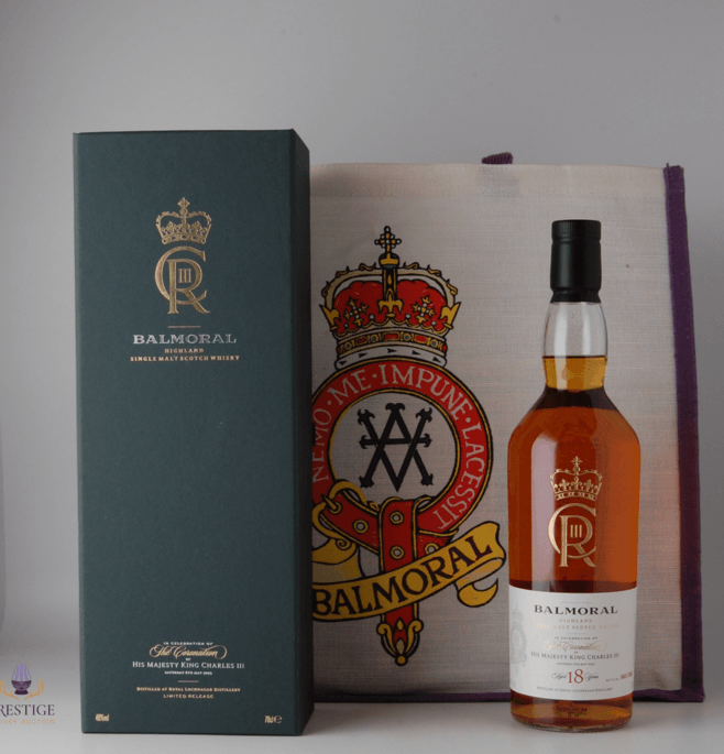 Royal Lochnagar 18 Year Old - Balmoral Coronation of King Charles III - Includes Balmoral Bag