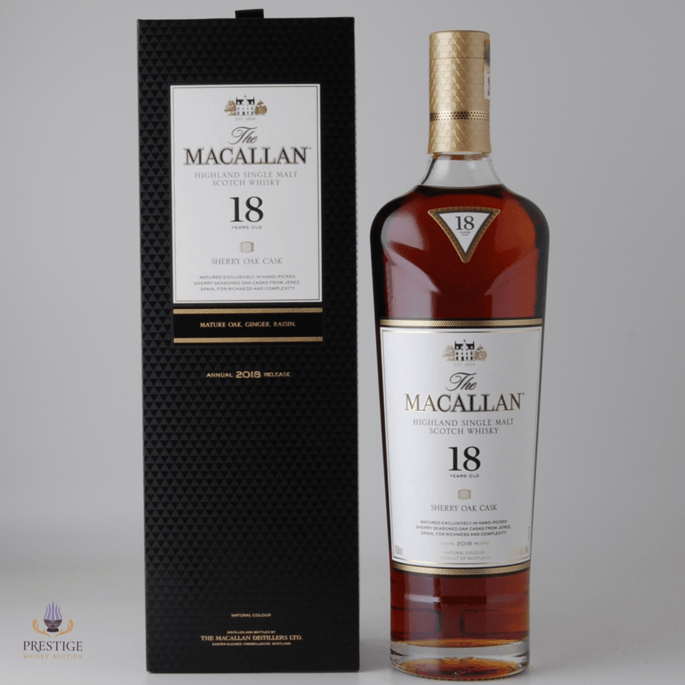 Macallan 18 Year Old Sherry Oak - 2018 Release 75cl