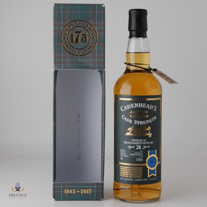 Bruichladdich 1991 26 Year Old - Wm Cadenhead Authentic Collection