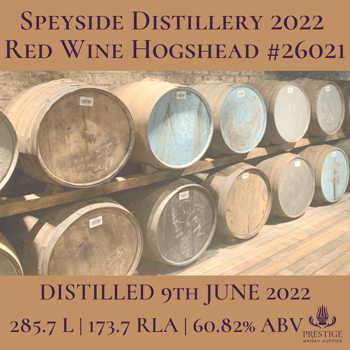 Speyside Distillery 2022 Red Wine Hogshead #26021