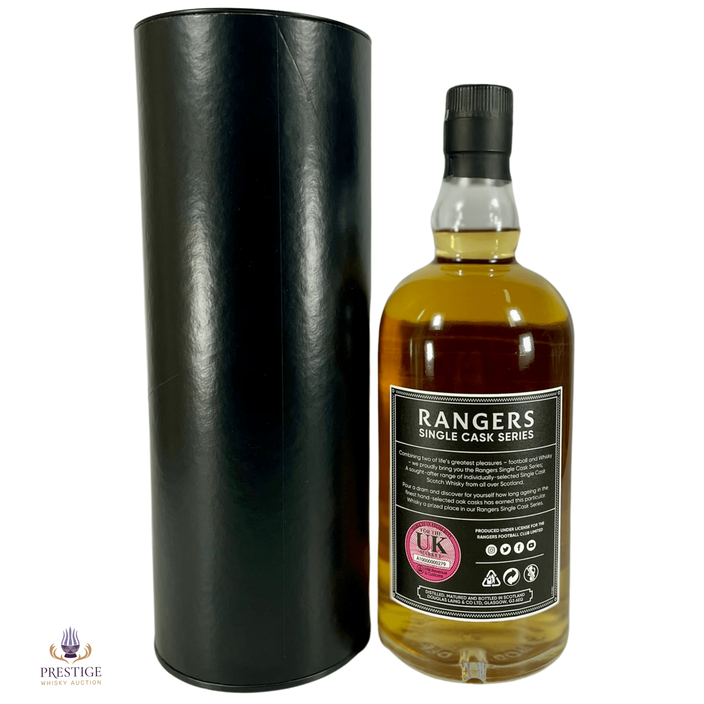 Bid on Port Dundas 1990 30 Year Old Single Cask - Rangers FC at Auction ...