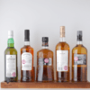 Whisky Display Plinth: Auchentoshan American Oak, Macallan 10 Fine Oak, Highland Park 12 Viking Honour, Bowmore 12, Laphroaig 10 Year Old Thumbnail