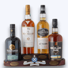 Whisky Display Plinth: Bunnahabhain Straidear, Macallan 10, Glengoyne 10, Highland Park 15 Year Old Thumbnail
