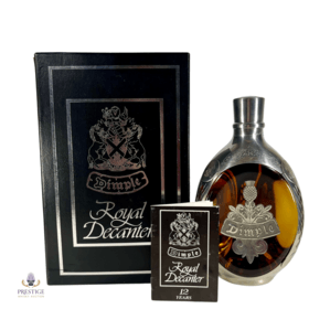 Haigs Dimple 12 Year Old Royal Pewter Decanter  1980s