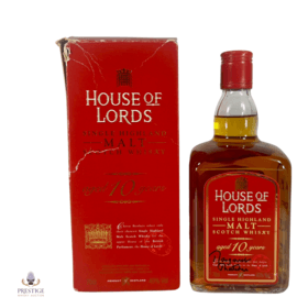 House of Lords 10 Year Old Highland Malt  Signed by Margaret Thatcher