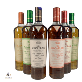 Macallan Harmony Collection X 6 Fine Cacao Rich Cacao Smooth Arabica Intense Arabica Amber Meadow Green Meadow