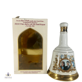 Bells Decanter  Marriage of Prince Andrew  Sarah Ferguson