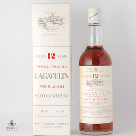 Lagavulin 12 Year Old  White Horse 1980s Bottling 75cl