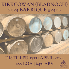 Kirkcowan Bladnoch 2024 Sherry Barrique 2405